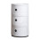 Living And Home (White) Cylindrical Multi-Tiered Plastic Storage Drawer Unit 5
