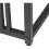 Marble Top Side Table Black: 2 Tier Square End Tables 40 x 45cm 8
