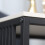 Marble Top Side Table Black: 2 Tier Square End Tables 40 x 45cm 7