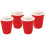 MINI RED SOLO CUP SHOT GLASSES SET - 4 PACK BIGMOUTH 5