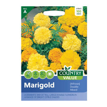 Marigold Seed Grow Your Own Garden Flower African Double Country Value