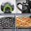 Quest Quest 35969 Rotating Belgian Waffle Maker with Non Stick Plates 3