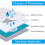 (Single) Extra Deep Quilted Waterproof Mattress Protector Fitted Bed Cover Breathable Non Noisy 2