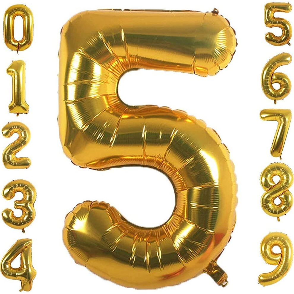 Versatile Silver Foil Balloon for All Occasions Gold Number-3