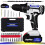 21V Cordless Drill Combi Power Drill Electric Screwdriver Set 25+1 Torque Torque 45N.m 7