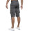 Ze Enzo (30, Grey) Enzo Mens Cargo Shorts 4