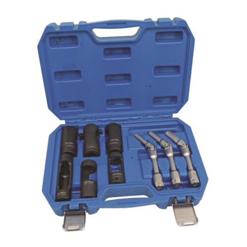 us pro US PRO Tools 9pc Diesel Injector & Glow Plug Removal Socket Sockets Set 5641 1