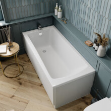 Affine Single Ended Wide Square Bath 1700 x 700mm