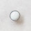 Polished Chrome & White Kitchen Cabinet Knob 6