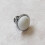 Polished Chrome & White Kitchen Cabinet Knob 5