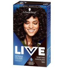 Schwarzkopf Live Intense Colour Permanent Hair Dye, 880 Tempting Chocolate
