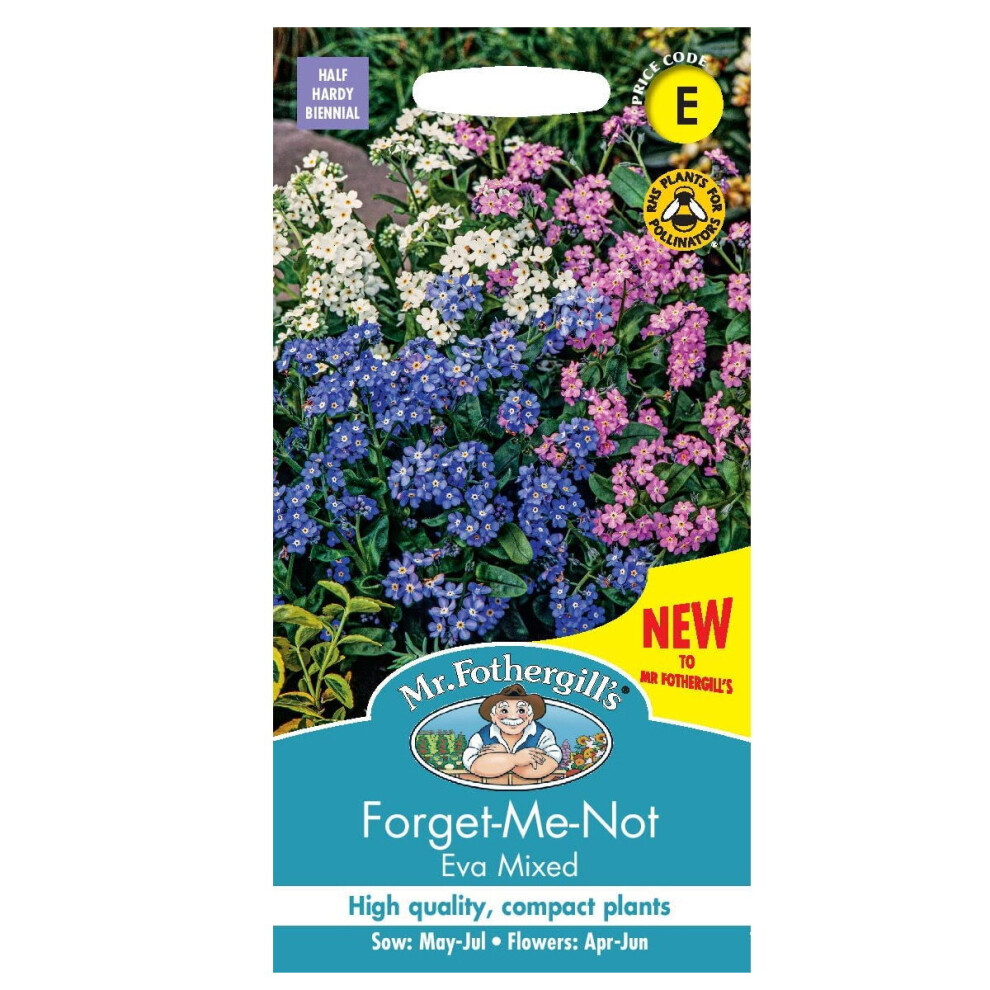 Mr Fothergill's Forget-Me-Not Seed Grow Your Garden Flower Eva Mixed
