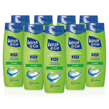 Wash & Go 2 in 1 Classic Shampoo and Conditioner X 9 bottles
