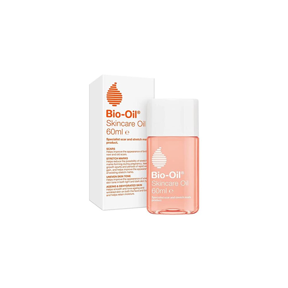 Bio-Oil Skincare Oil - Improve the Appearance of Scars, Stretch Marks and Skin Tone - 1 x 60 ml