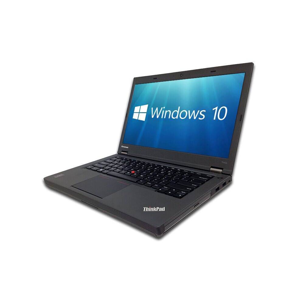 Lenovo ThinkPad T440p 14.1" i5-4210M 8GB 256GB SSD WebCam WiFi Windows 10 Professional 64-bit Laptop PC Computer