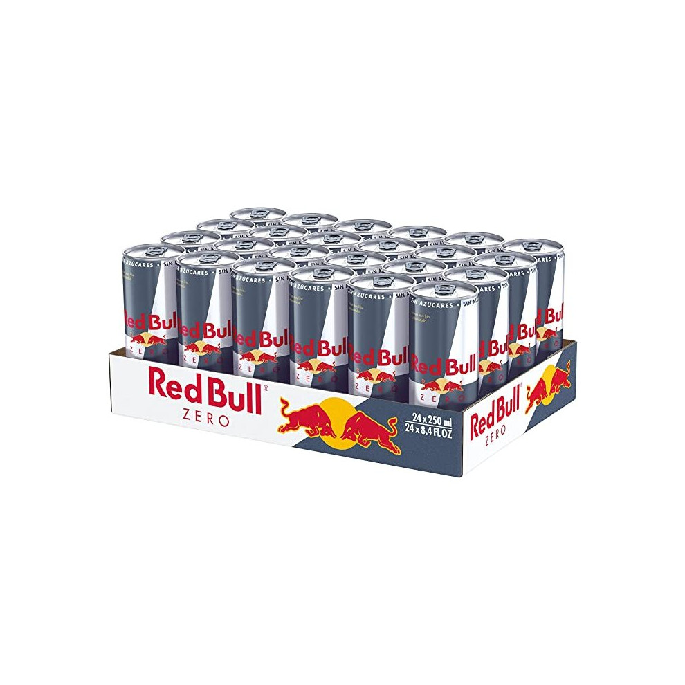 Red Bull Zero Fizzy Energy Drink No Sugar 24x 250ml **Best Before February 2023