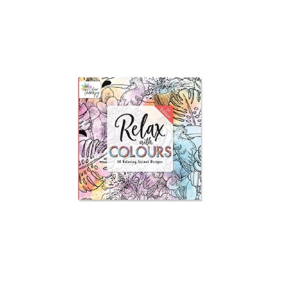 (Animals) Adult Colouring Colour Books Anti Stress Calm Therapy 30 Perforated Pages