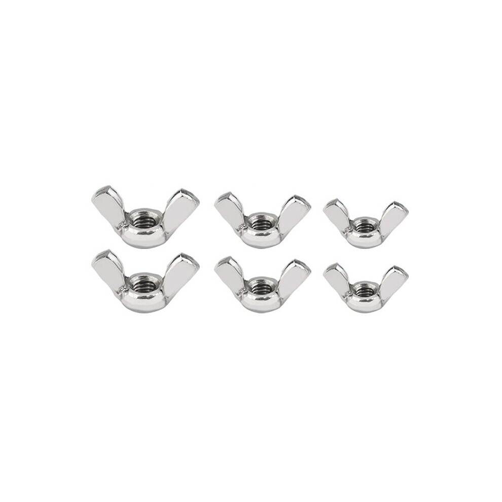 (M10 - 20 Pack) Bright Zinc Plated Steel Replacement Wing Nuts M6 M8 M10 DIY Parts Screws Fixing-image-OPC-PBBVCCP-NEW