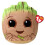 Ty TY Squishy Beanie 14 " Groot 1