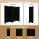 Costway Room Divider on Wheels Portable Freestanding Fabric Screen Divider 6