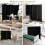 Costway Room Divider on Wheels Portable Freestanding Fabric Screen Divider 8