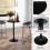Costway Modern Round Top Pub Bar Table Standing Bistro Circular Cocktail Table 4