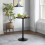 Costway Modern Round Top Pub Bar Table Standing Bistro Circular Cocktail Table 2