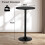 Costway Modern Round Top Pub Bar Table Standing Bistro Circular Cocktail Table 3