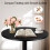 Costway Modern Round Top Pub Bar Table Standing Bistro Circular Cocktail Table 5
