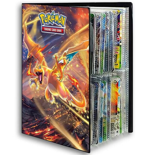 (A) Pokémon card collection album