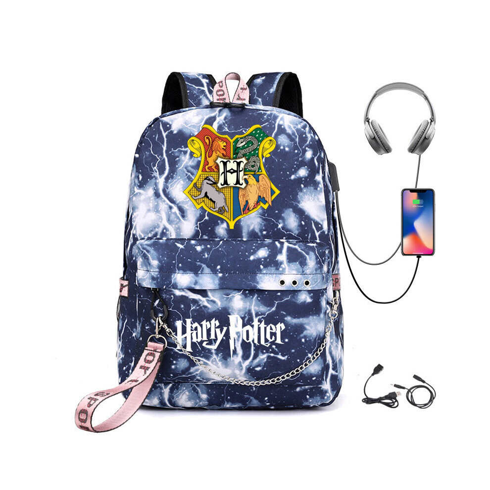 (6) Harry Potter USB Rechargeable Schoolbag