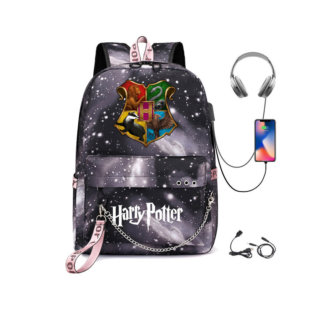 (26) Harry Potter USB Rechargeable Schoolbag