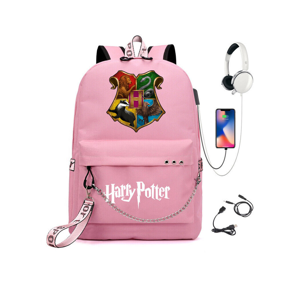 (23) Harry Potter USB Rechargeable Schoolbag