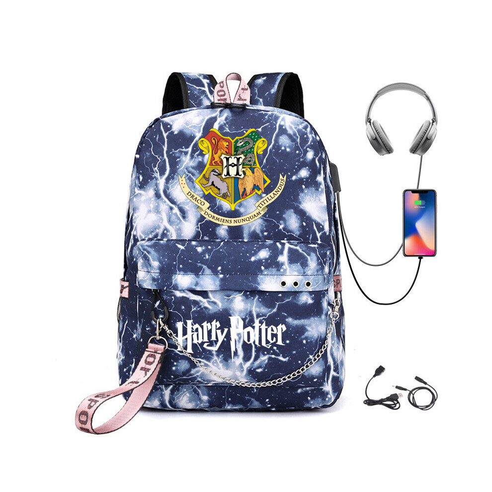 (20) Harry Potter USB Rechargeable Schoolbag