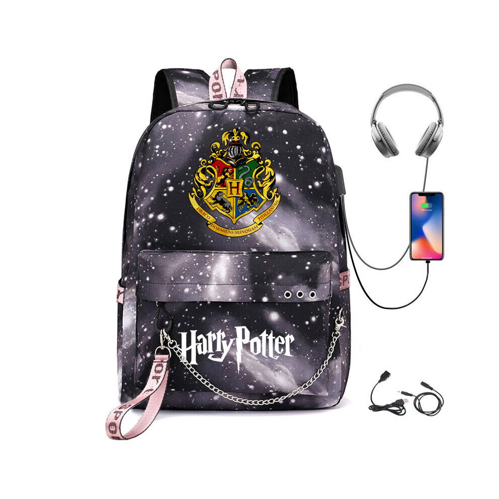 (33) Harry Potter USB Rechargeable Schoolbag