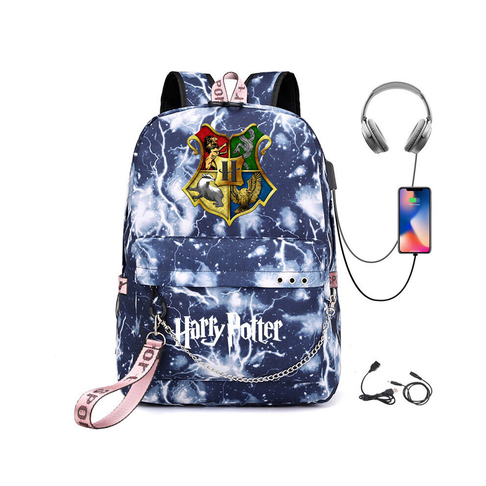 (13) Harry Potter USB Rechargeable Schoolbag