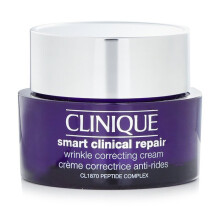 Clinique Smart Clinical Repair Wrinkle Correcting Cream 50 ml / 1,7 oz - peptid-komplex és hialuronsav alapú öregedésgátló hidratáló krém