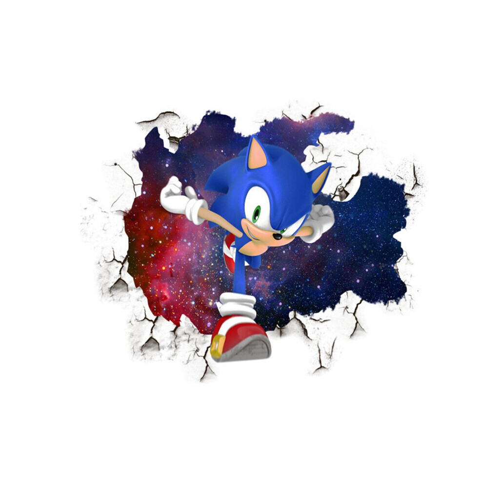 (A) Sonic 3D Wall Stickers Home Decor Art Decals