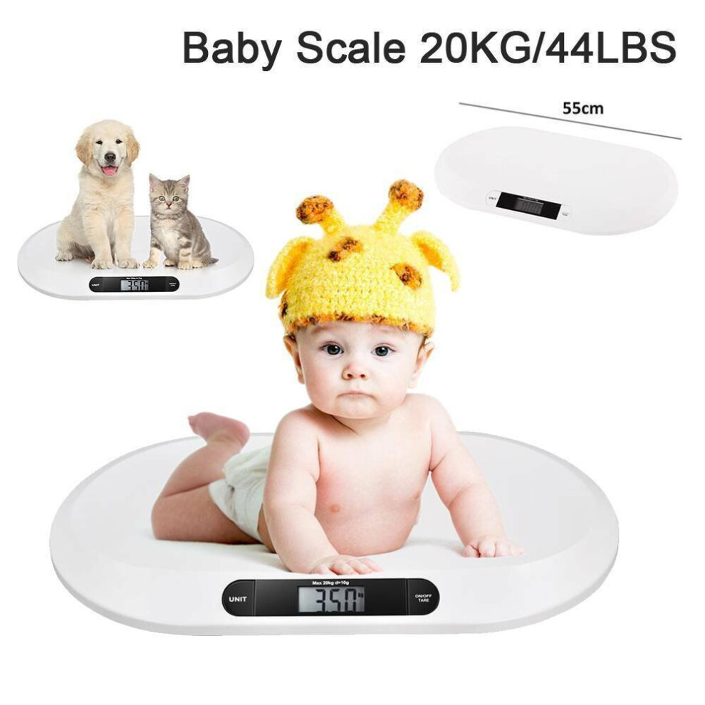 ElectronicScale Infant Weighing Scales 20KG Body Pet Puppies Kittens