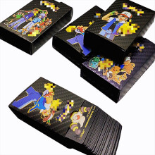 (55 black cards) Pokemon card Pokemon pet elf card Pokemon gold foil card