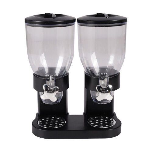 Living And Home (Black) Modern Food Dispenser Cereal Containers Storage 2