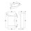 Gloss White 400mm Vanity Basin Unit & Matt Black Tap, Waste, Black Handle 3