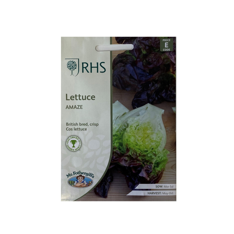Mr Fothergill's Lettuce Seed Grow Your Own Garden Vegetables Amaze Rhs
