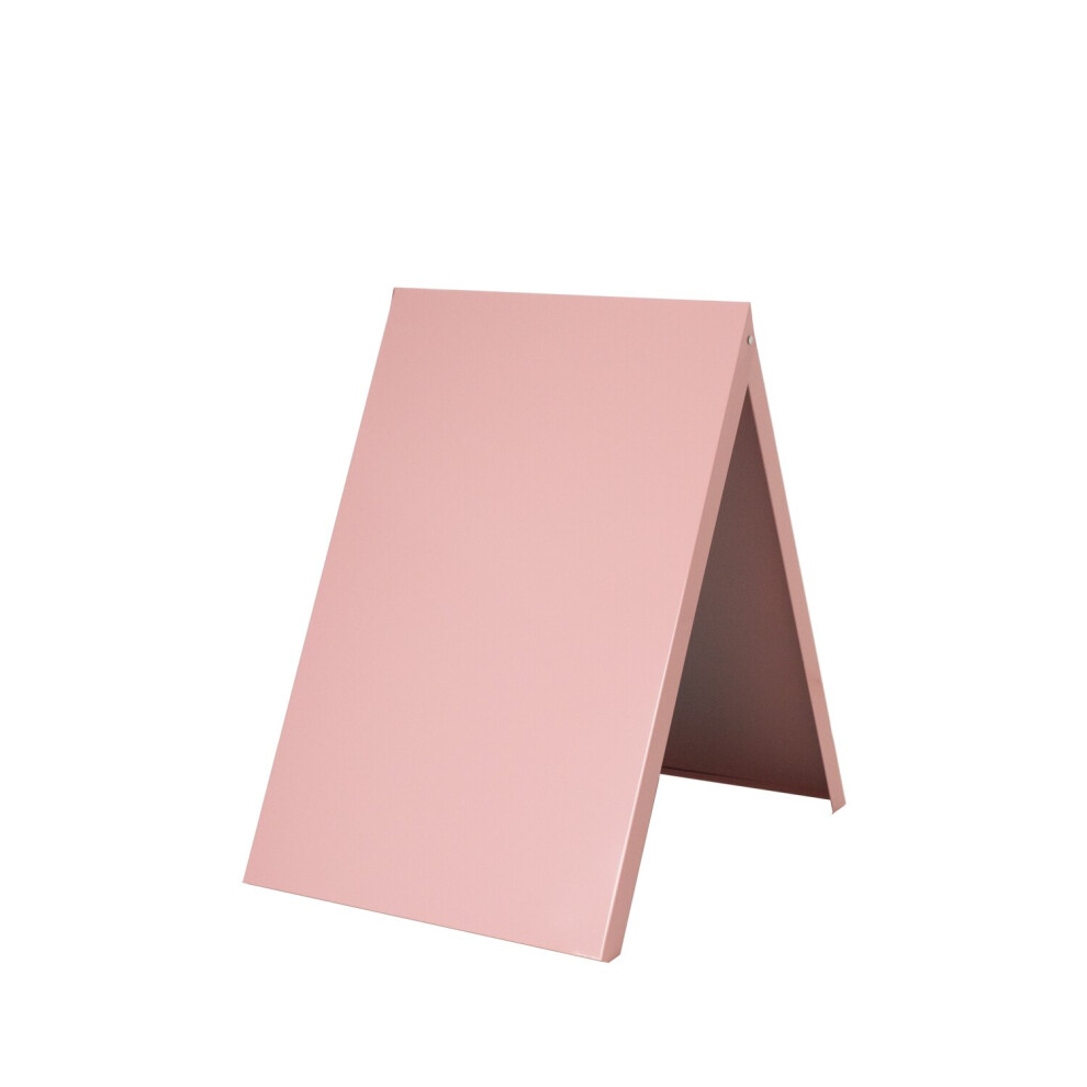 (Pink, No) A-Board Pavement Sign Magnetic Board Display Metal