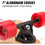 Osprey Europe Osprey Twin Tip Longboards, Complete Skateboard - Cube 4