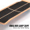 Osprey Europe Osprey Twin Tip Longboards, Complete Skateboard - Cube 6