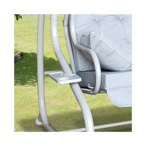 Garden Store Direct Somerset 3 Seat Swing Hammock - Grey 1