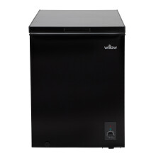 WILLOW W142CFB 141 Litre Chest Freezer in Black