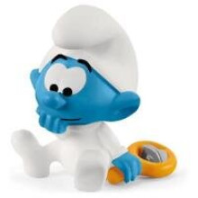 Schleich Pitufos, Juguetes de dibujos animados coleccionables para niños, Figura de Pitufina bebé, A partir de 3 años
