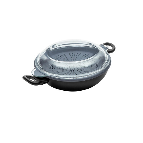 Prestige Prestige Wok Pan with Silicone Insert 4 in 1 Non Stick Cookware Set - 26 cm